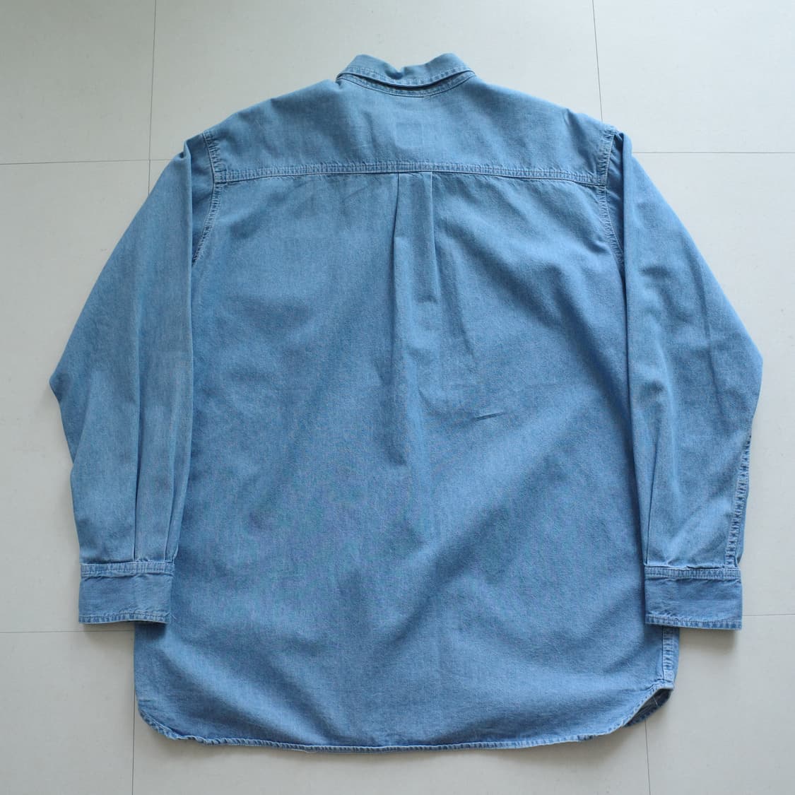 90s 플래닛할리우드 UK 영국 생산 데님 셔츠 XL 상품이미지6