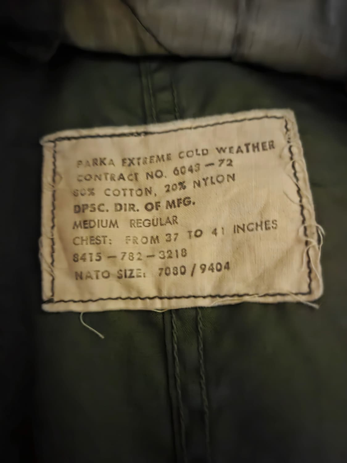 M65 피쉬테일파카 m사이즈 체감 105 상품이미지4