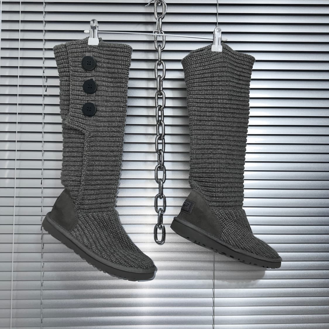 2000s Y2K 니트 카디 어그 부츠 상품이미지3