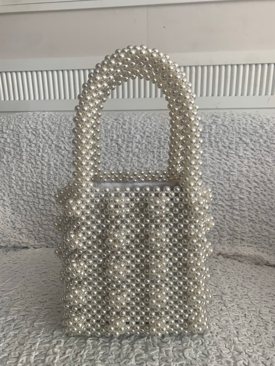 헬더 핸드메이드 진주가방 상품이미지1