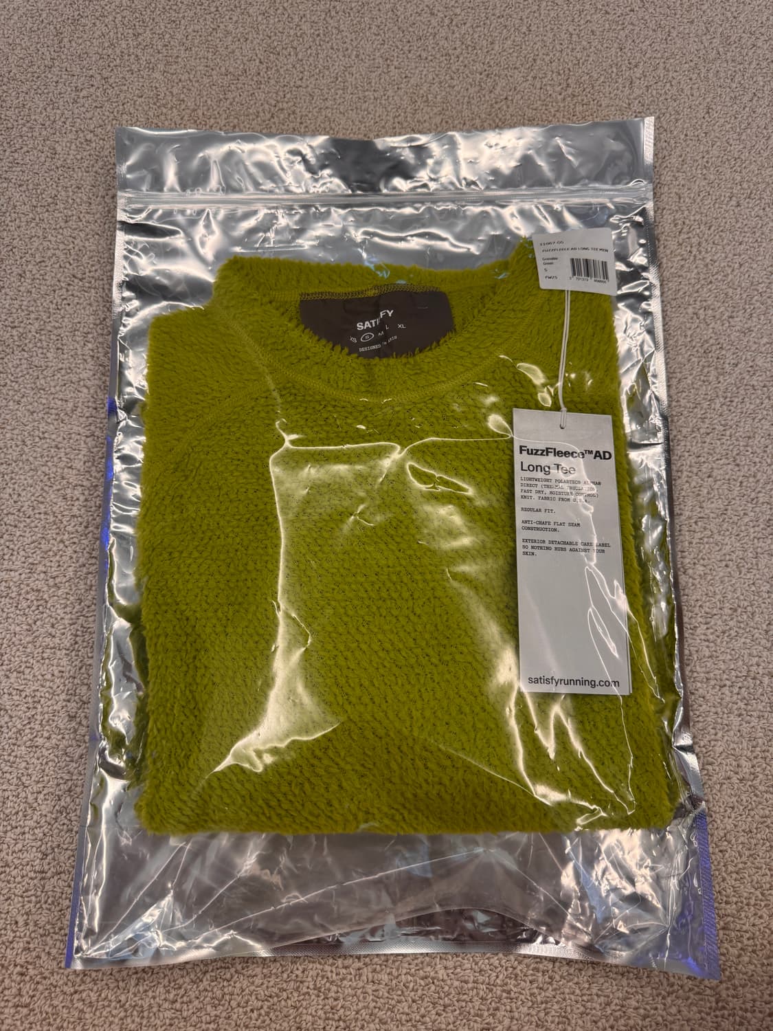 Satisfy 퍼즈 플리스 롱 티셔츠 S 상품이미지1