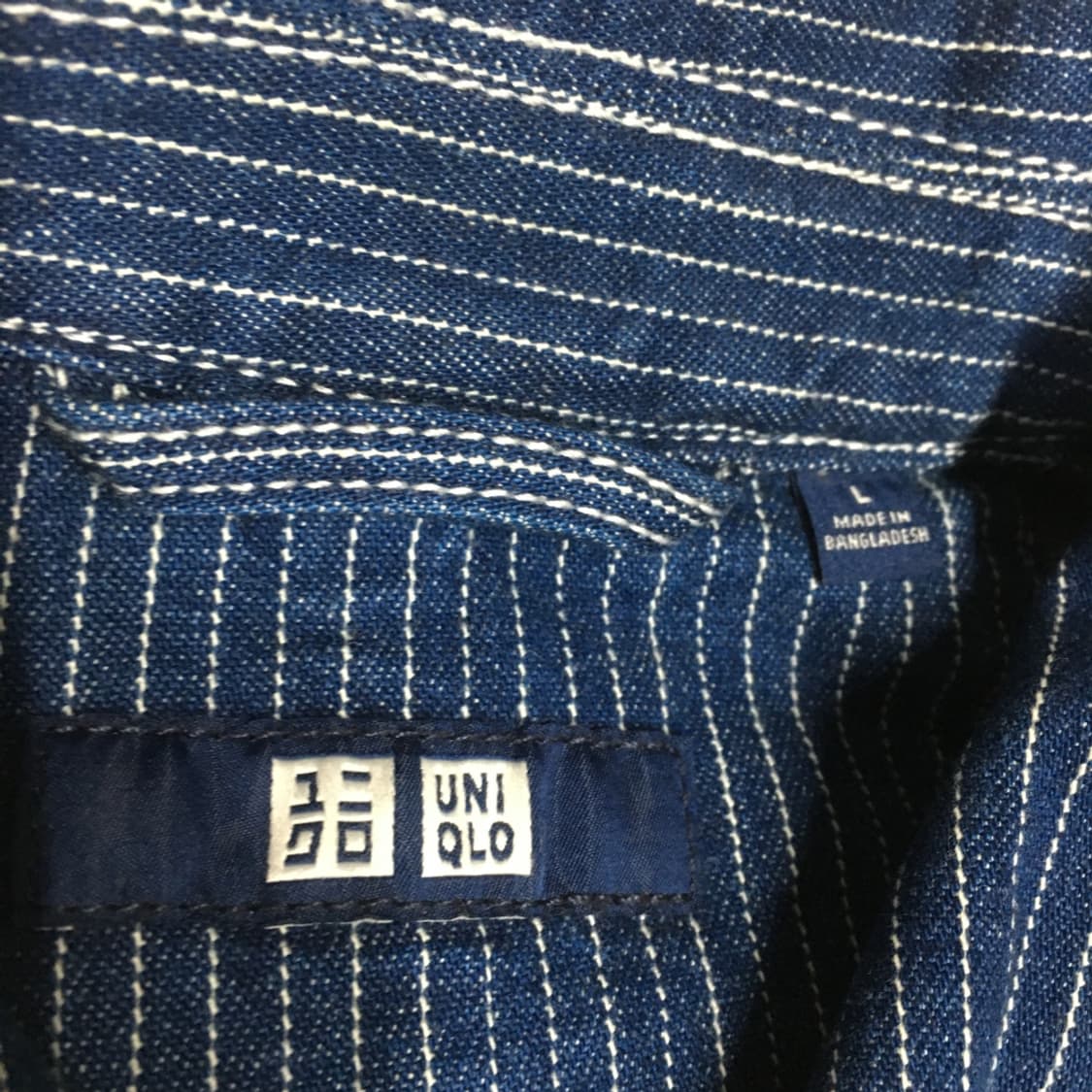 유니클로 히코리 데님 워크자켓 DD15 상품이미지2