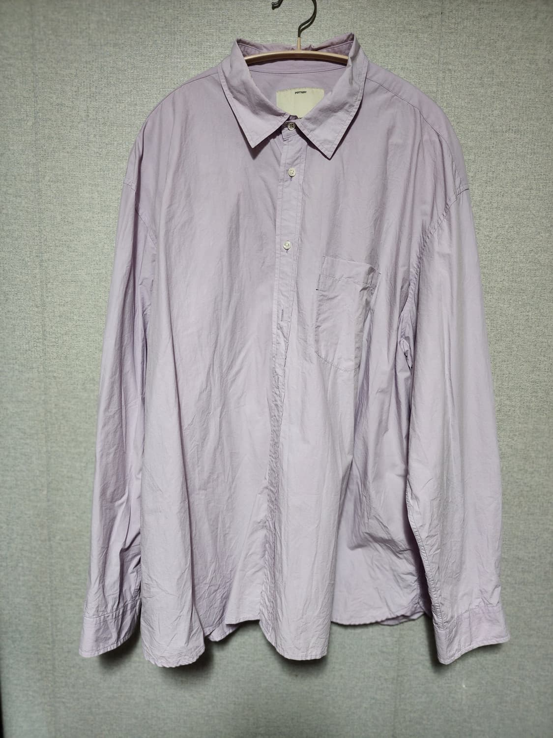 [4] 포터리 컴포트 셔츠 7종 스트라이프, 린넨, 타입라이터 상품이미지1