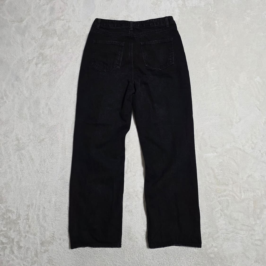 (30)여성 무신사스탠다드 스트레이트 데님 팬츠 블랙 상품이미지3