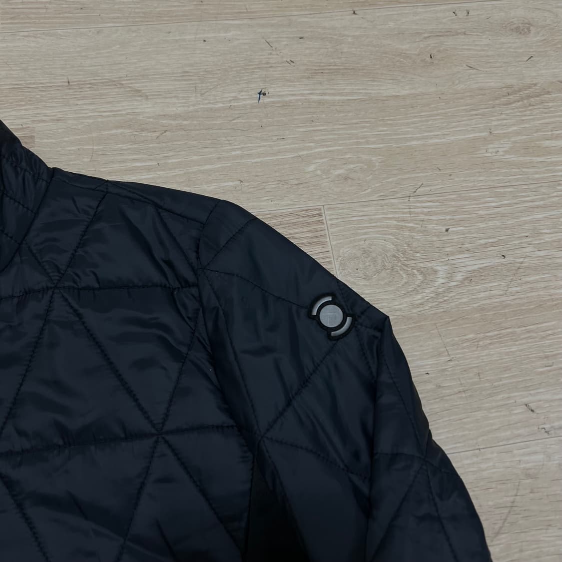 와이드앵글 여성 골프웨어 퀼팅 경량 롱패딩 점퍼 [네이비] S/90 상품이미지4