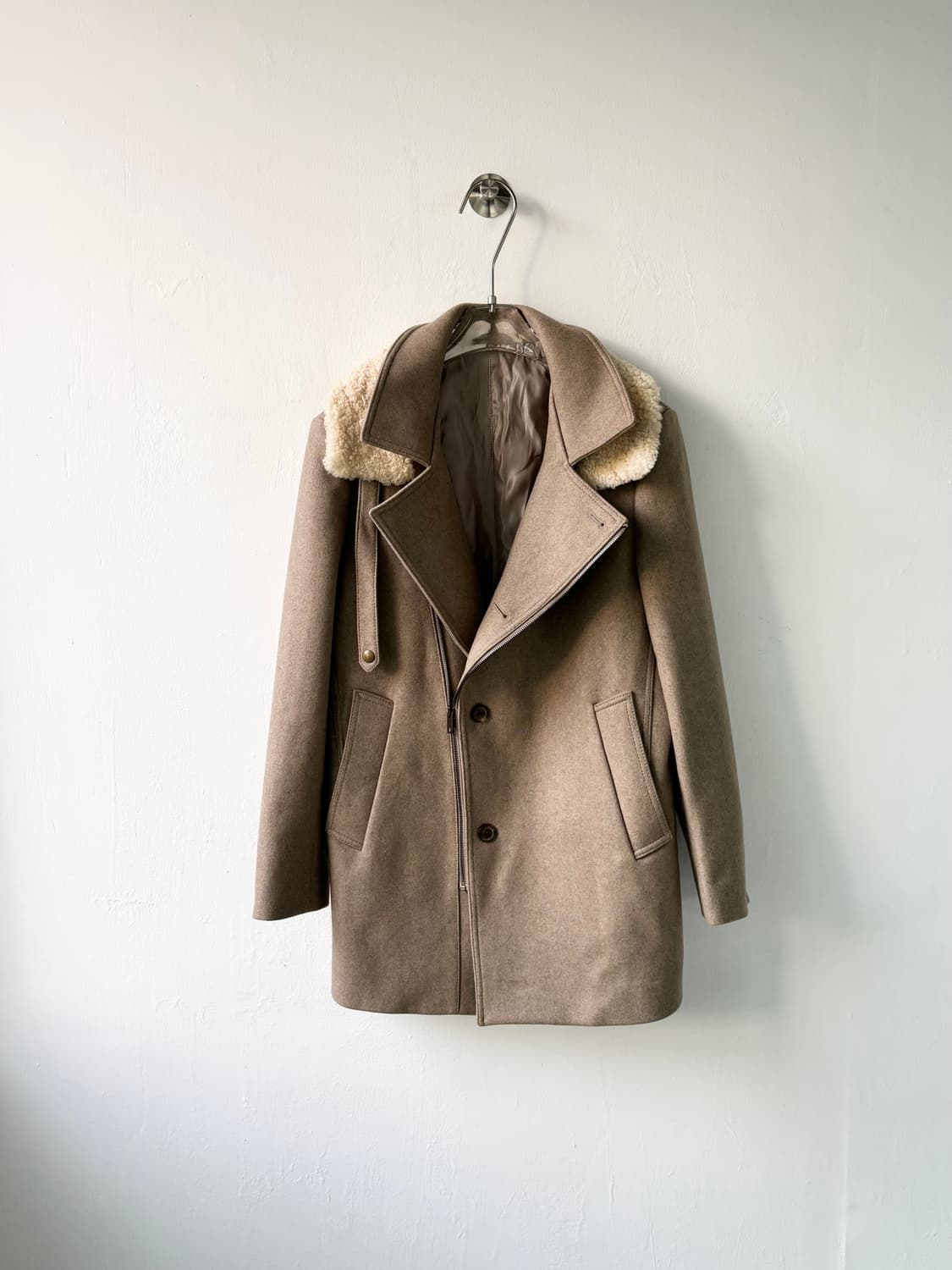 솔리드옴므 by 우영미 하이넥 더블 피코트  상품이미지1