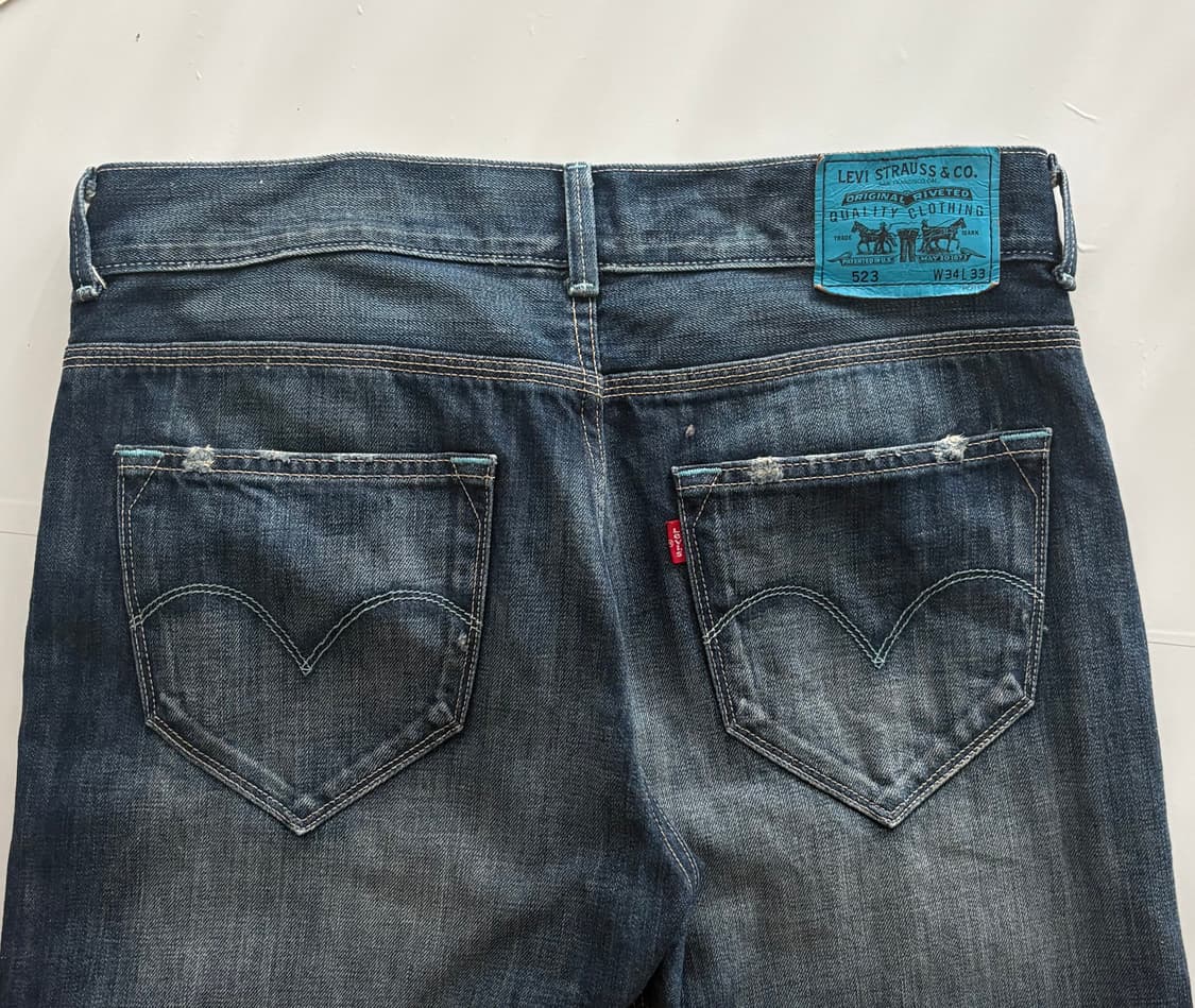 Levis 리바이스 523 데미지 워싱 진 상품이미지6