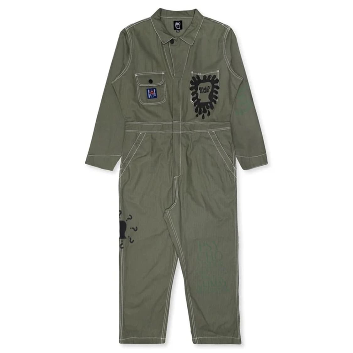 BRAIN DEAD PRINTED MECHANICS JUMPER - OL 상품이미지1