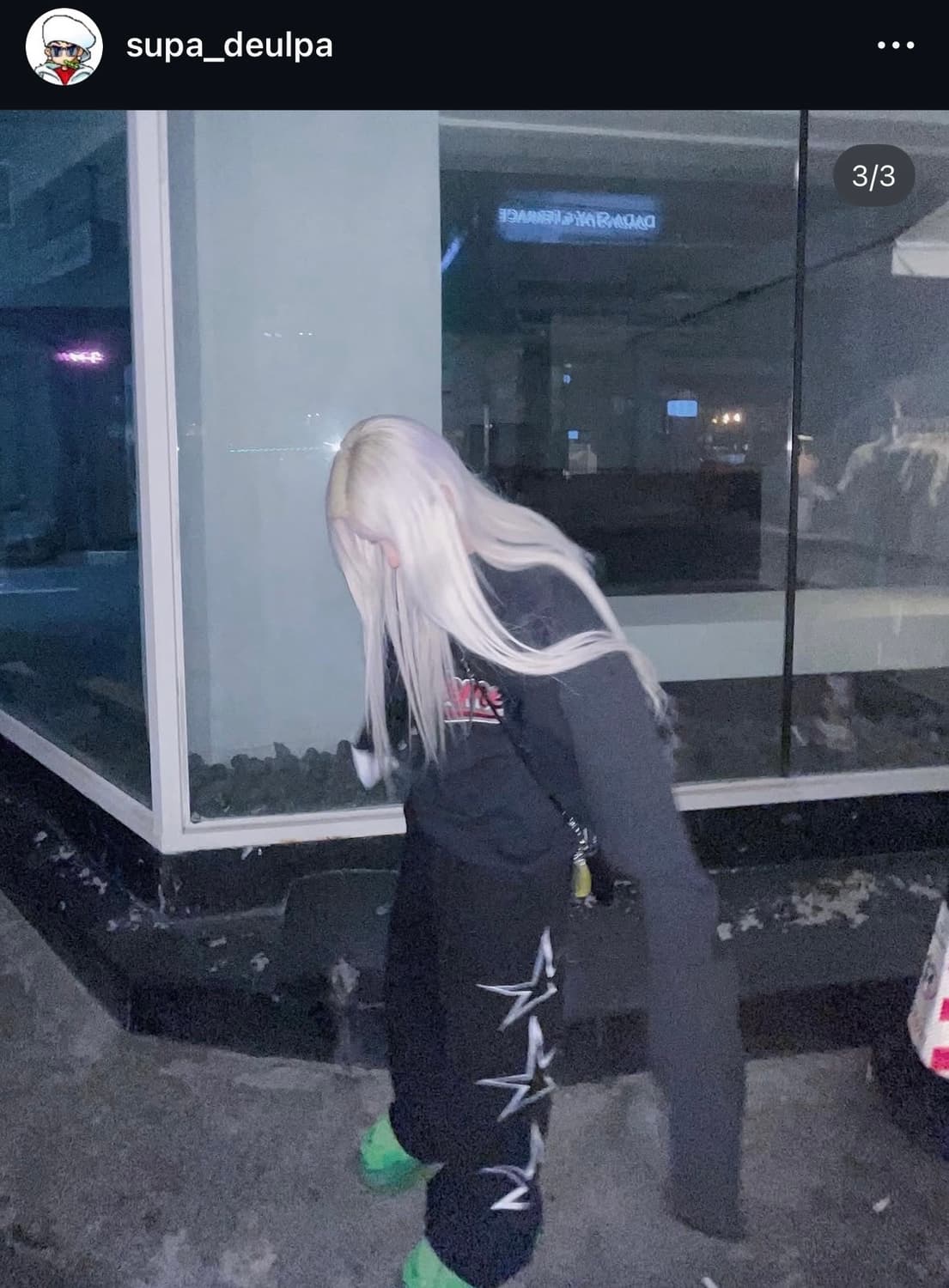 퍽보이 FUCKBOY 비영와이(bOy) 스타 카고 스웻 팬츠 상품이미지3