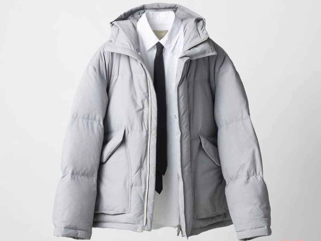 포터리 러스틱 푸퍼 패딩 라이트그레이 1사이즈 상품이미지1