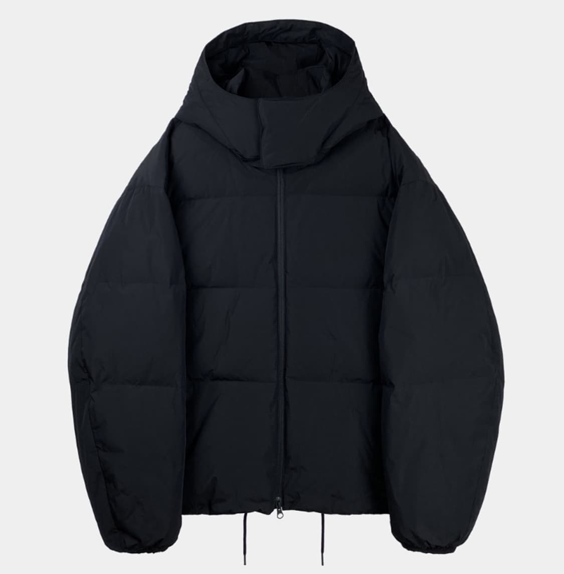 [4] 해칭룸 Hooded Down Puffer / Black 상품이미지1