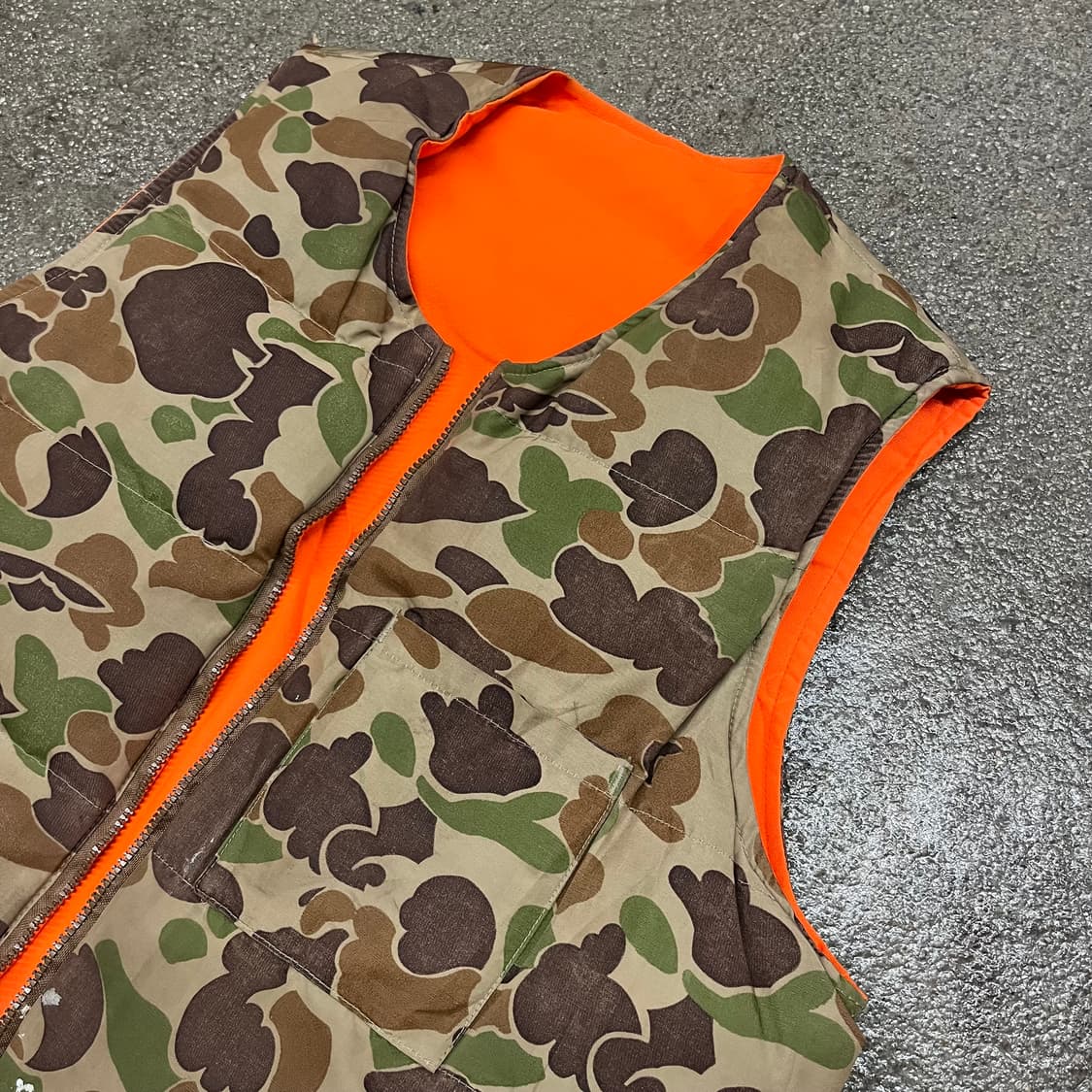 70s 에디바우어 덕카모 리버시블 베스트 (100) 상품이미지3