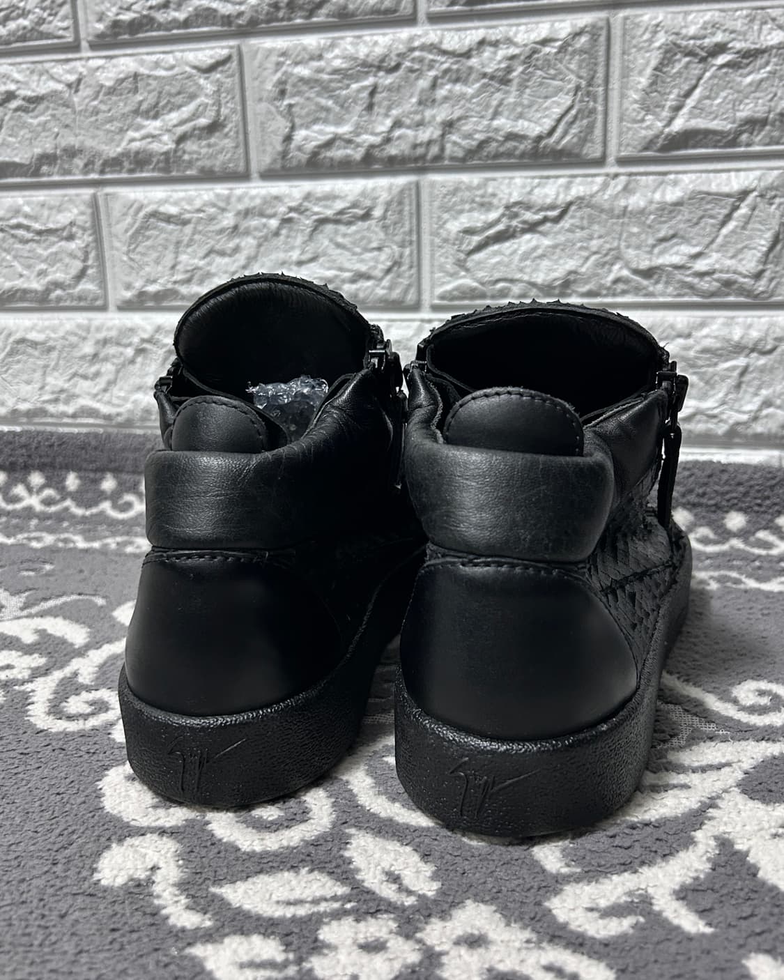 쥬세페자노티 오피움 스네이크 스킨 레더 하이탑 상품이미지4