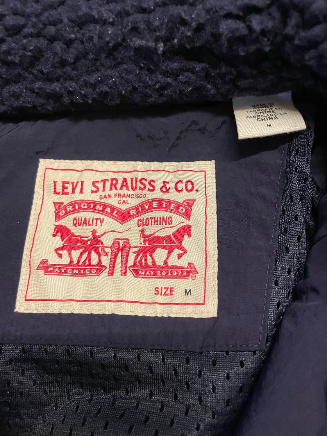 [M] 리바이스 플리스 집업 자켓 상품이미지2