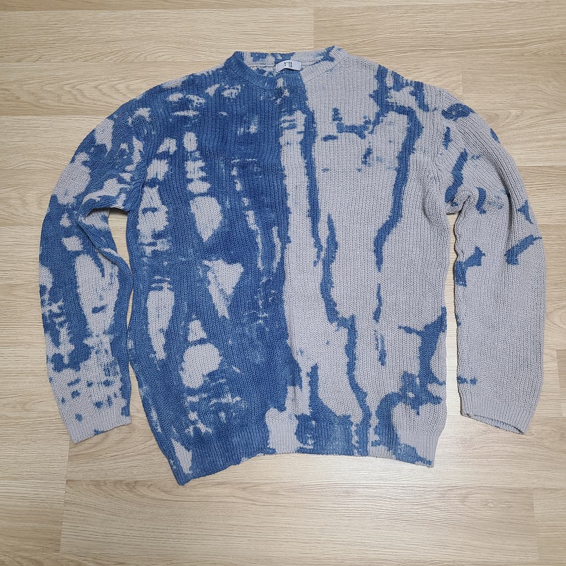 타이다이 워터컬러 니트 (블루) 상품이미지3