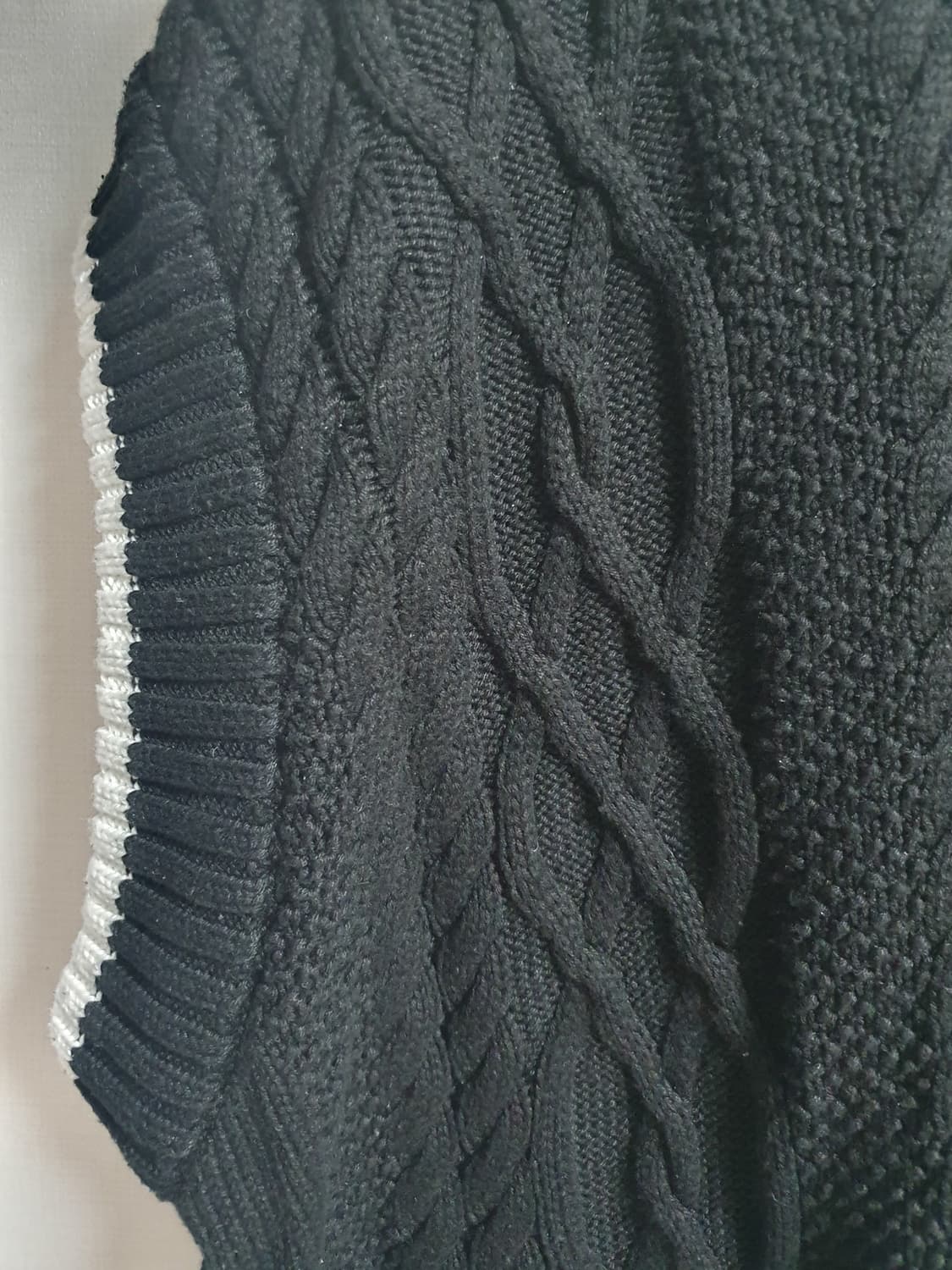 라이프워크 라독 니트 롱 베스트 블랙 🐕🖤 상품이미지5