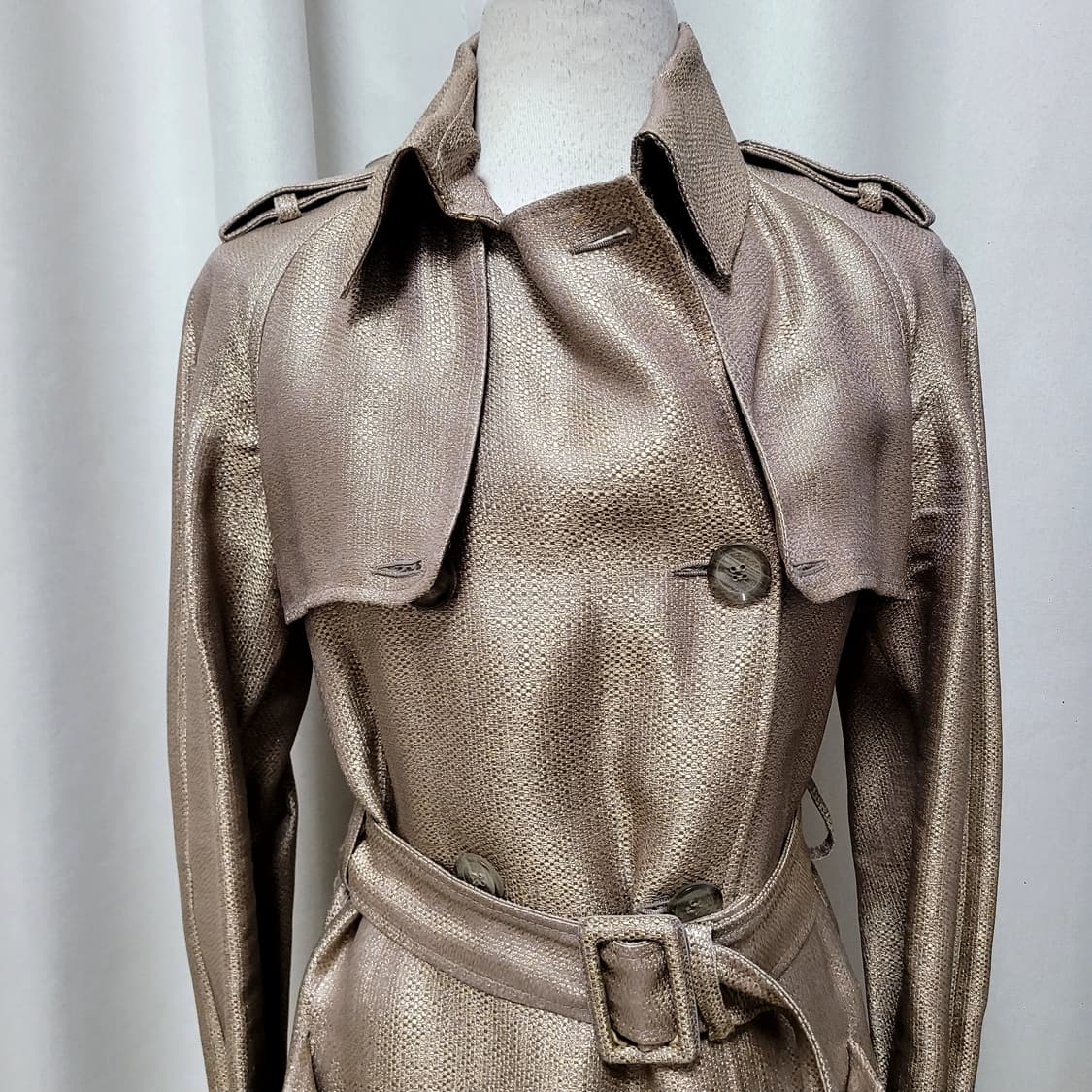 구찌 실크 트렌지코트 상품이미지4