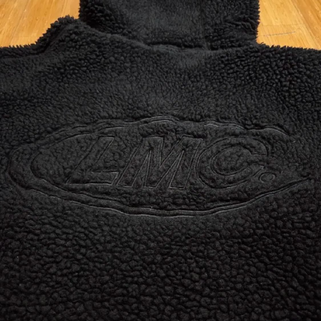 LMC 빅로고 쉐르파 후드티 (실측 2XL) 상품이미지3