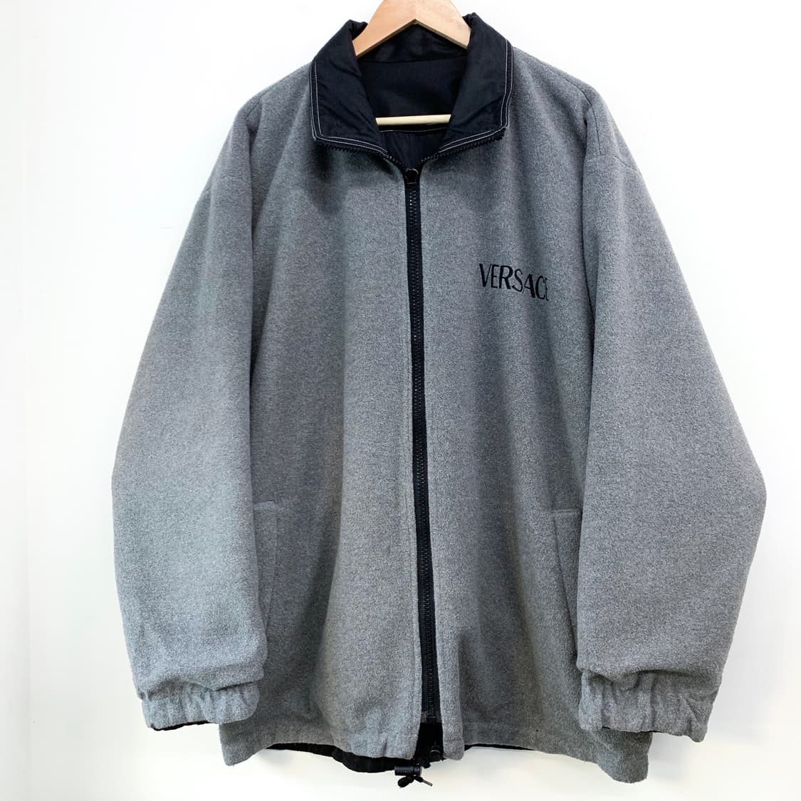 베르사체 90s 메두사 로고 리버시블 플리스 점퍼 상품이미지7