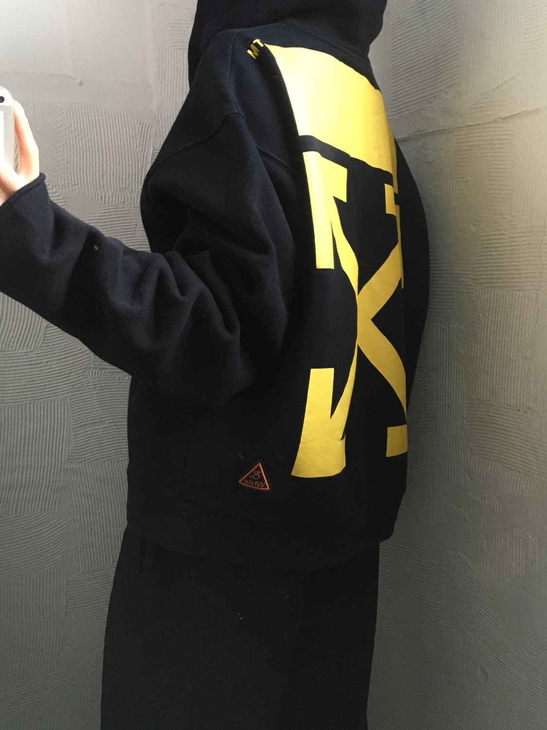 Off White 오프화이트 애로우 로고 숏 후드집업  상품이미지1