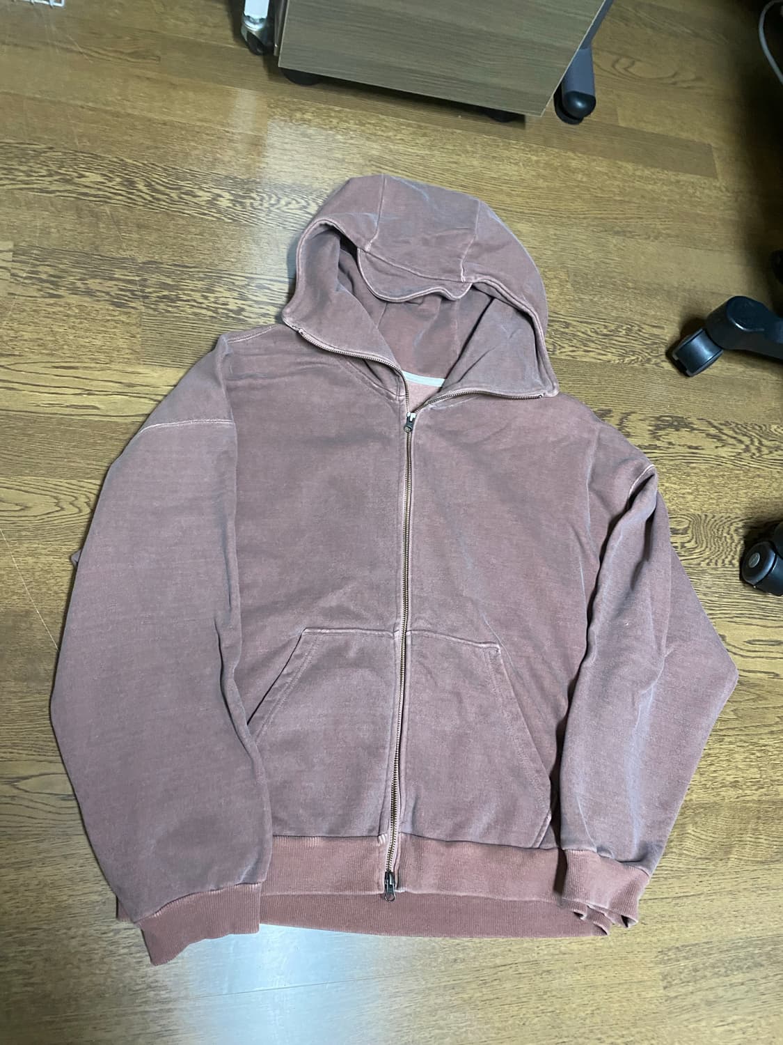 qap 살라미 캡 후드집업 피그먼트 os 상품이미지4