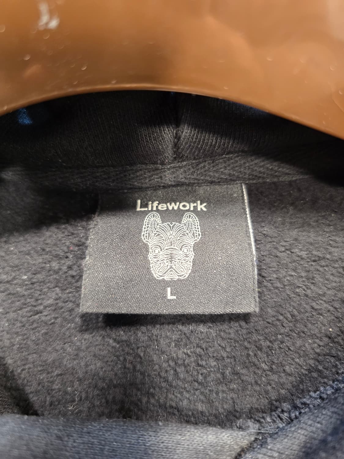 라이프워크 기모 강아지 후드티 티셔츠 100 상품이미지7