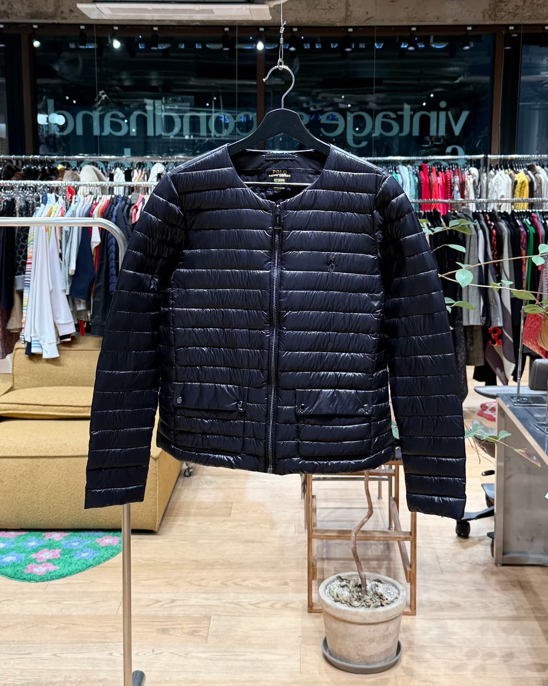 폴로 랄프로렌 블랙 덕다운 자켓  사이즈 M  상품이미지1