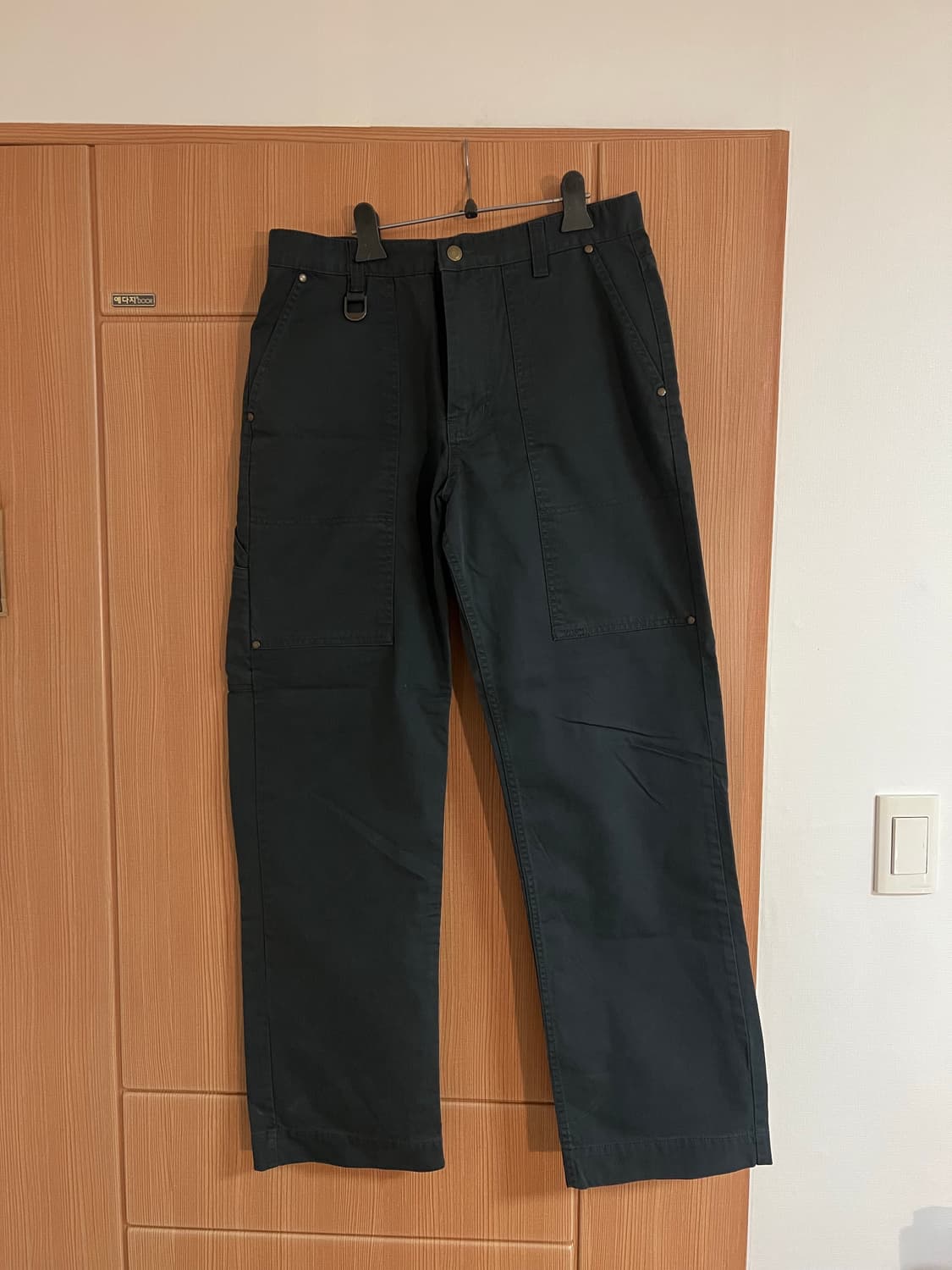 르마드 워시드 카펜터 팬츠 차콜 3사이즈  상품이미지2