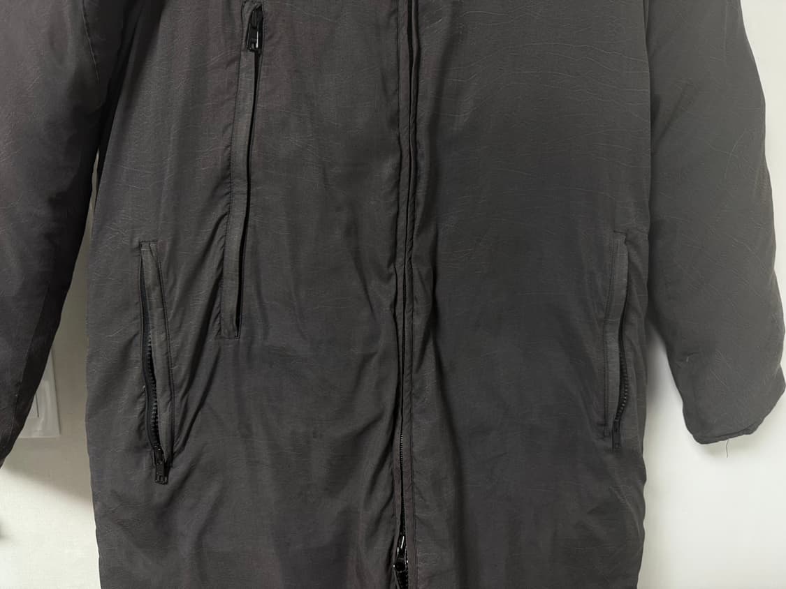 DKNY 빈티지 하프침낭 후디 덕다운 롱패딩 상품이미지6