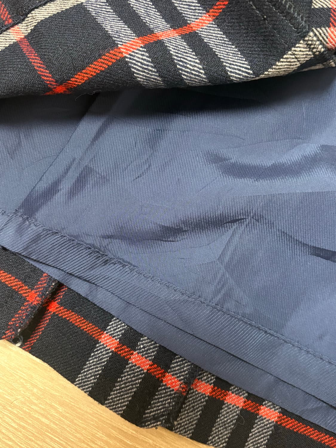 버버리 체크 스커트 모리 갸루 겨울롱스커트 패턴치마 미디스커트 상품이미지6