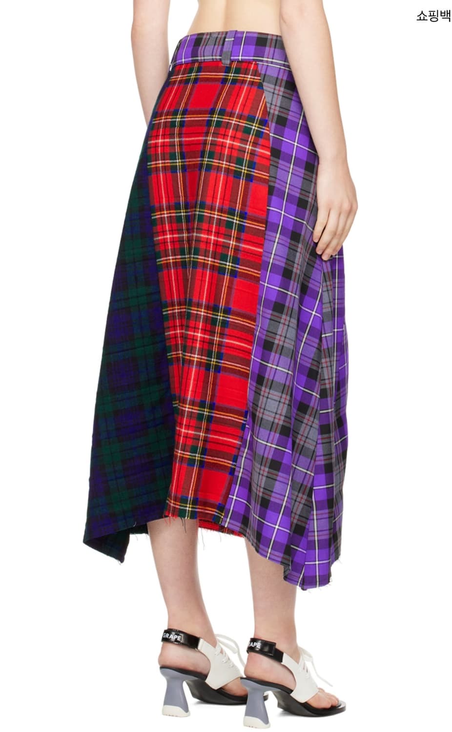 레이브리뷰 타탄 체크 롱스커트  상품이미지4