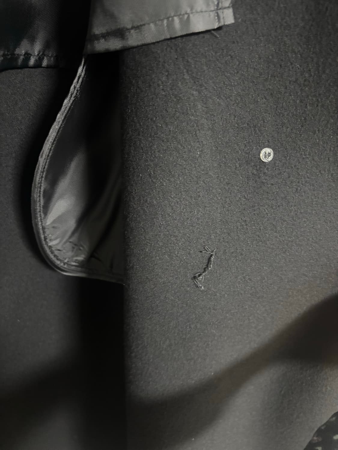 트리밍버드 캐시미어 논카라 코트 (블랙) 상품이미지4