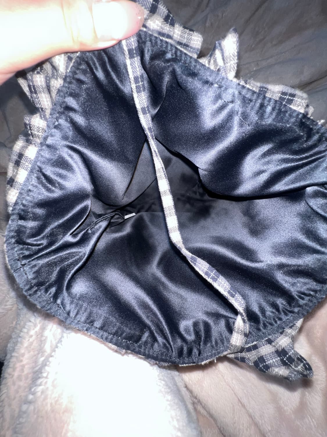 COYSEIO X SUBU FLUFF CHECK PADDING SHOES 상품이미지10