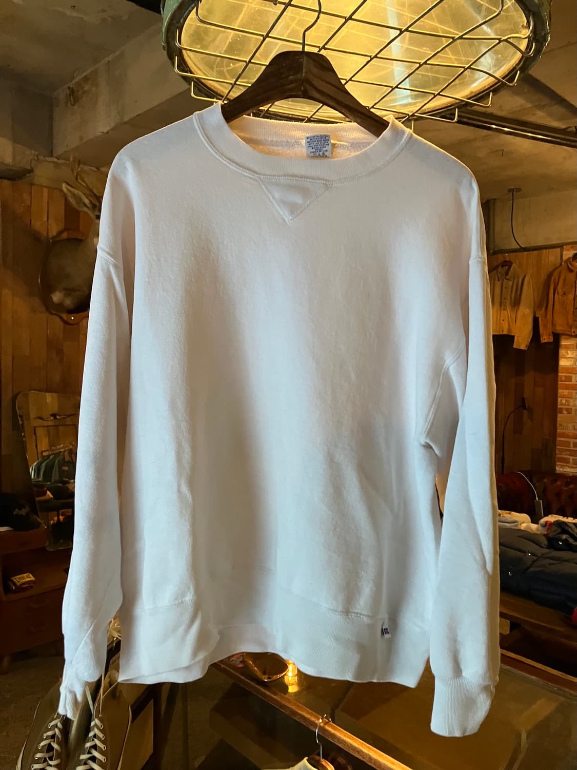90s USA 빈티지 러셀 플레인 스웻 셔츠 맨투맨 상품이미지2
