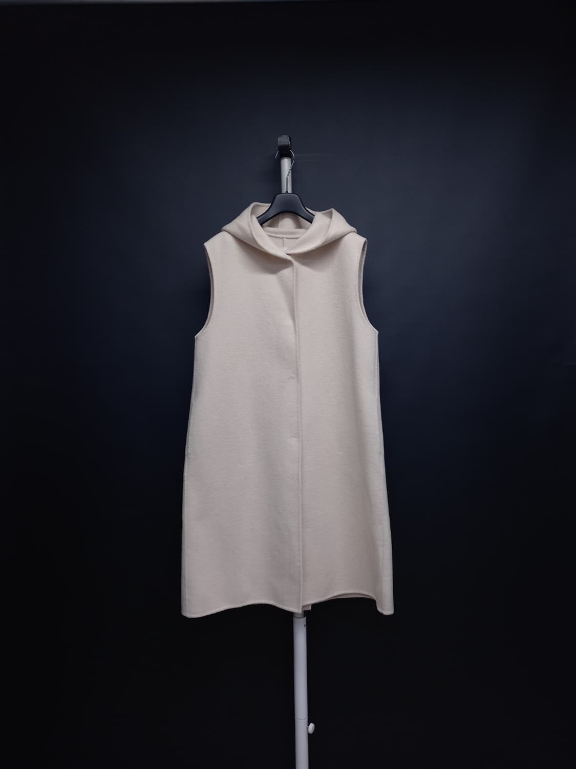 플라스틱아일랜드 춘추동 핸드메이드 후드 롱 베스트 66.77 상품이미지1