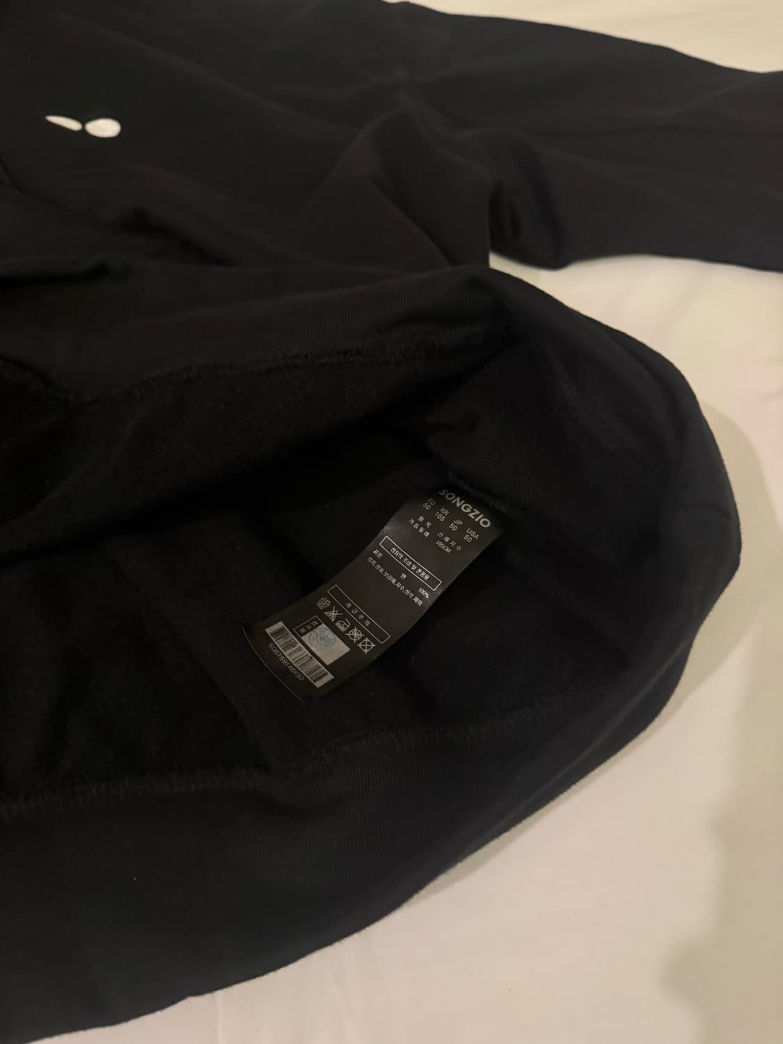 송지오 후드 블랙 팝니다. 50사이즈 상품이미지5