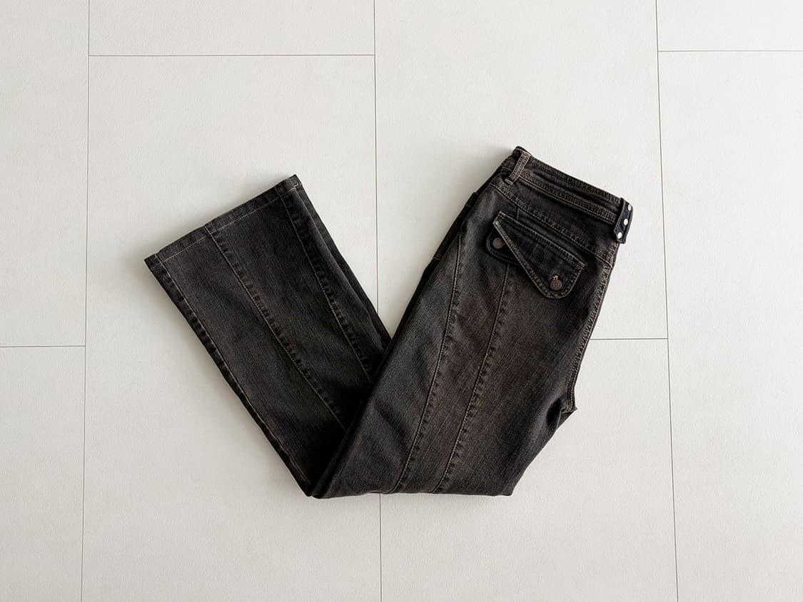 retro button semi bootcut jeans 상품이미지1