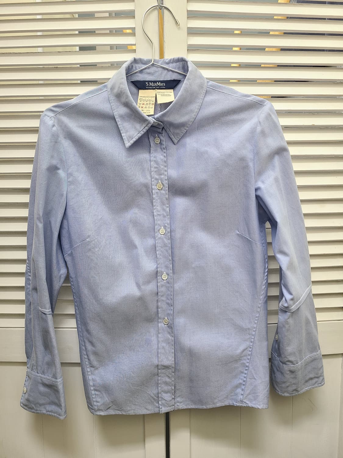 막스마라 스카이블루 셔츠 상품이미지1