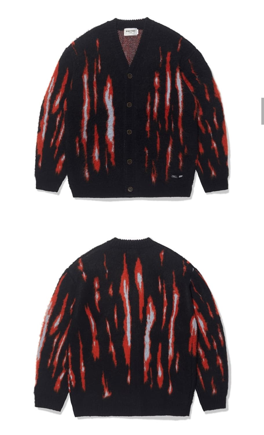 [판매](L)크리틱 데미지드 니트 가디건 상품이미지3