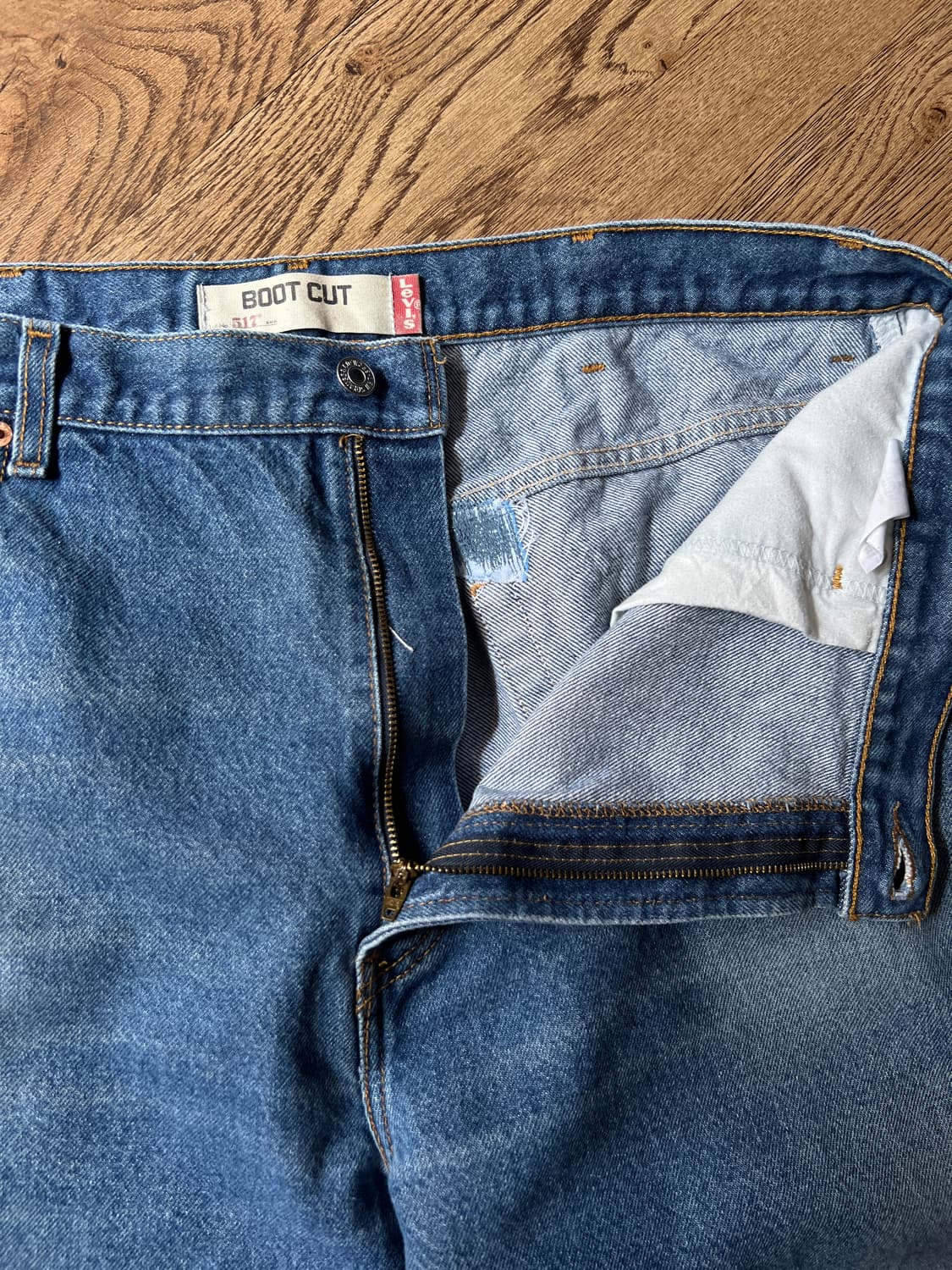 [40]00's 리바이스 517 멕시코제 빈티지 워싱 플레어진 F22 상품이미지3