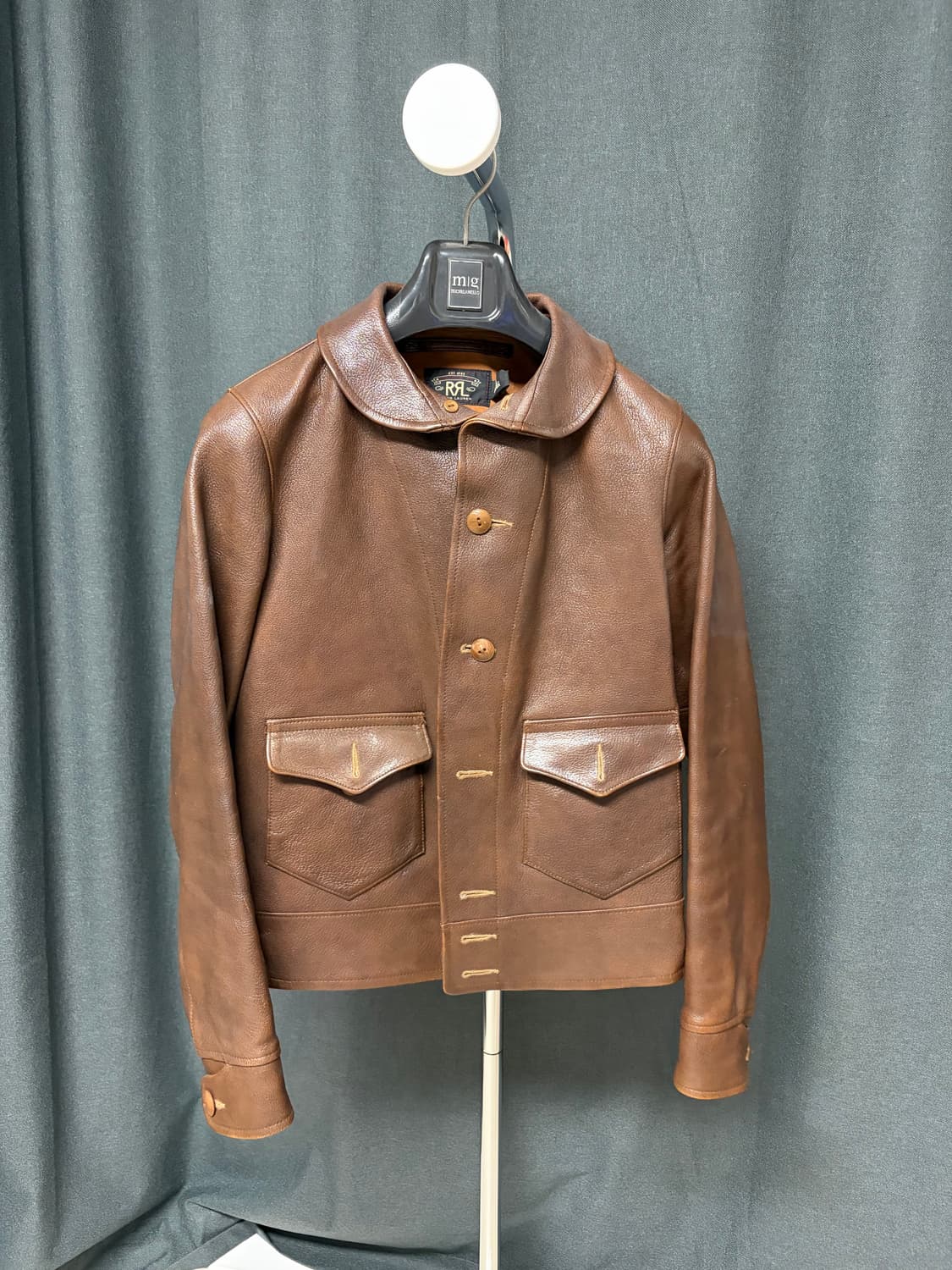 RRL 코삭 레더 염소가죽 XS 상품이미지1