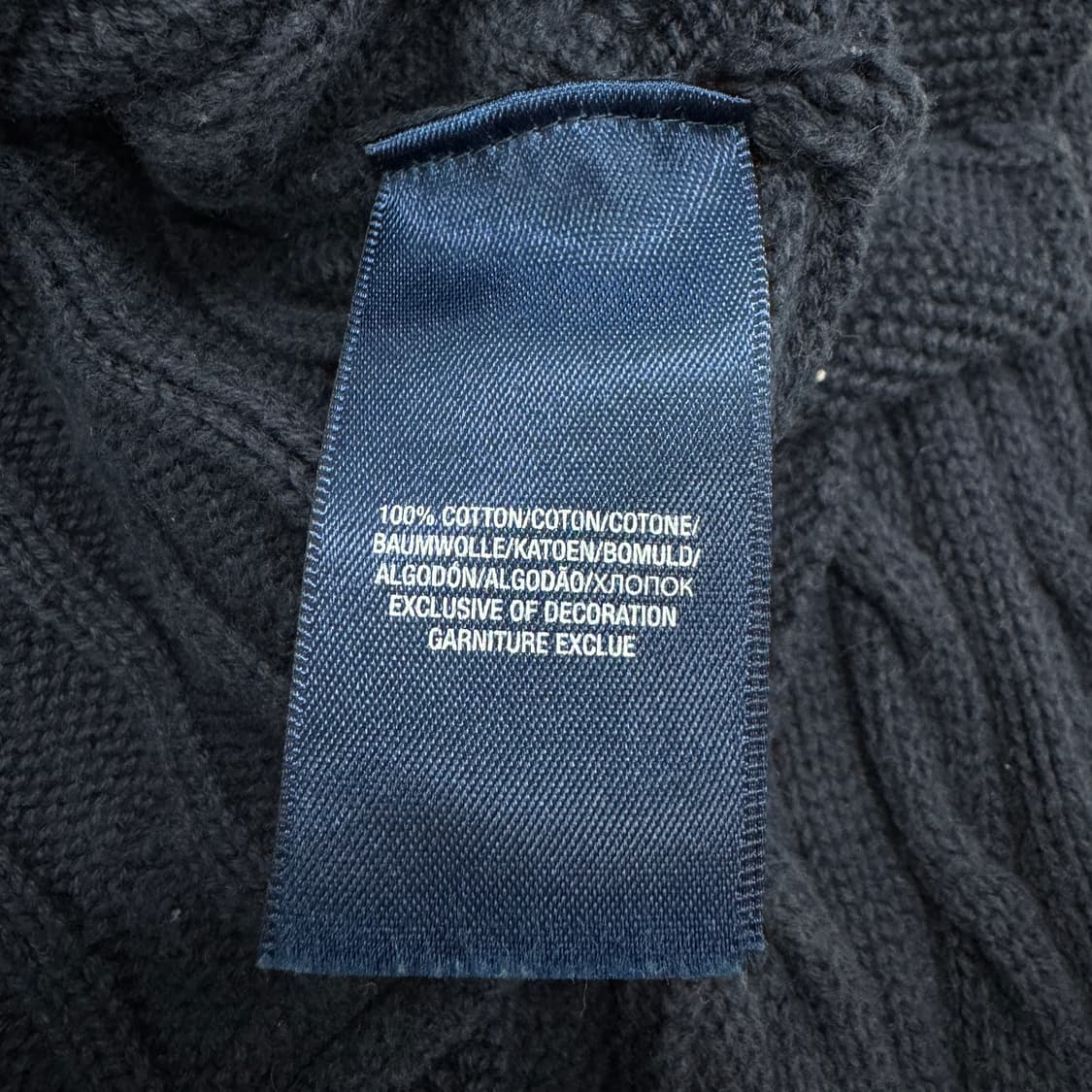 폴로 포니 레이스 꽈배기 니트 가디건 상품이미지5