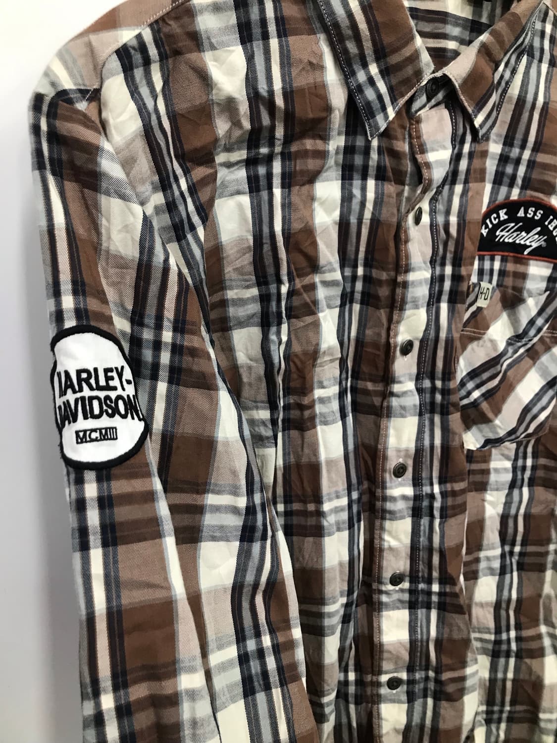 HARLEY DAVIDSON 체크셔츠 상품이미지5