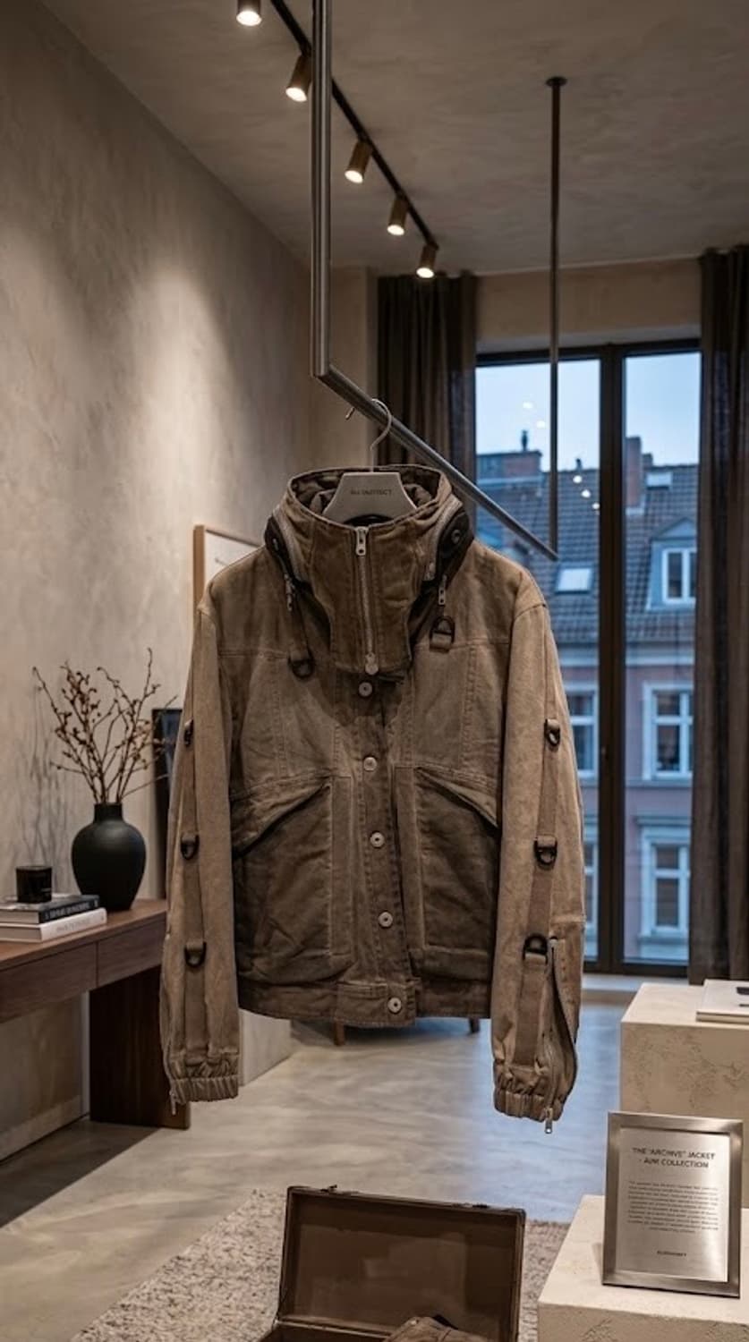 fw DENIM MOTORCYCLE UTILITY JACKET 상품이미지2