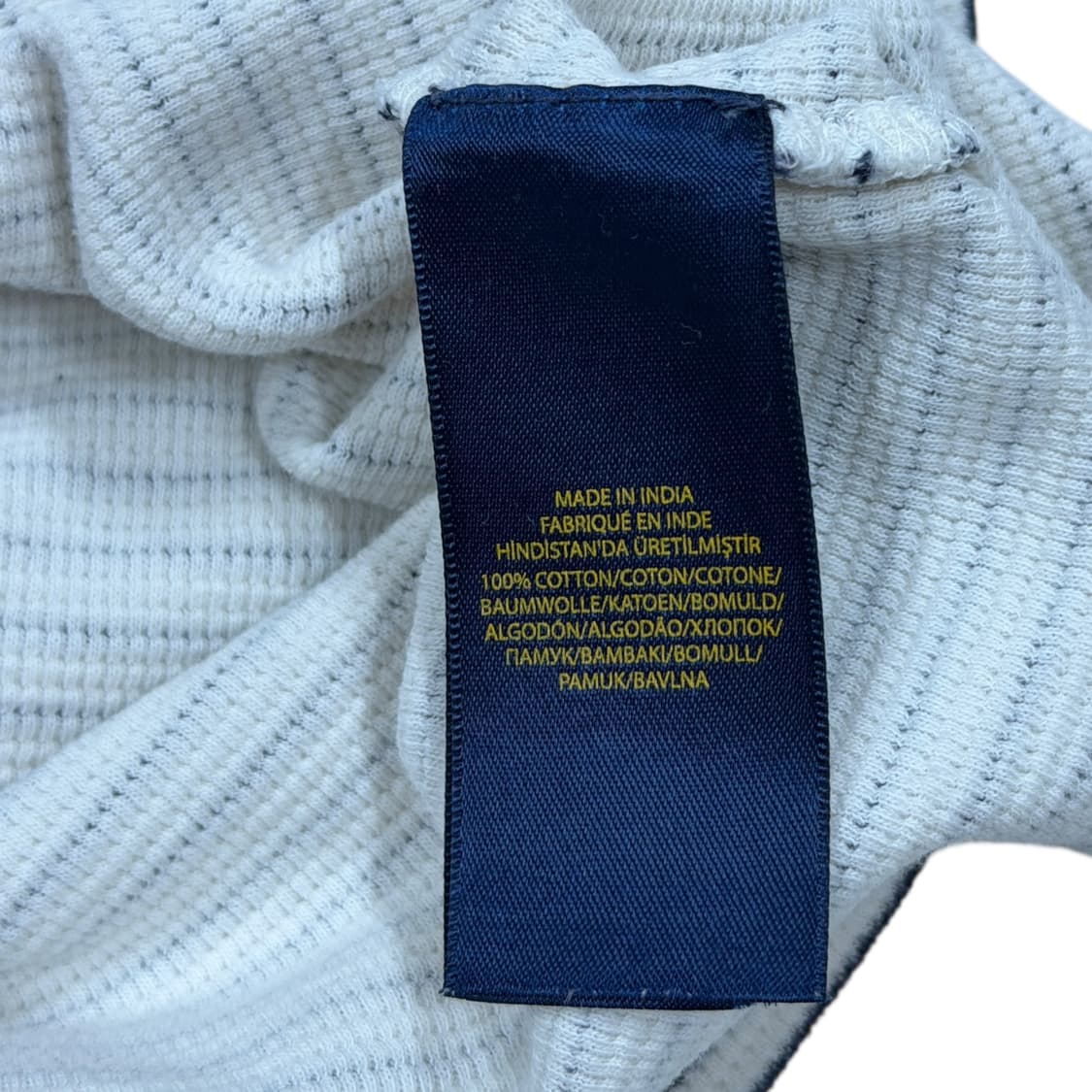 폴로 랄프로렌 헨리넥 버튼 스트라이프 긴팔티 XL 상품이미지5