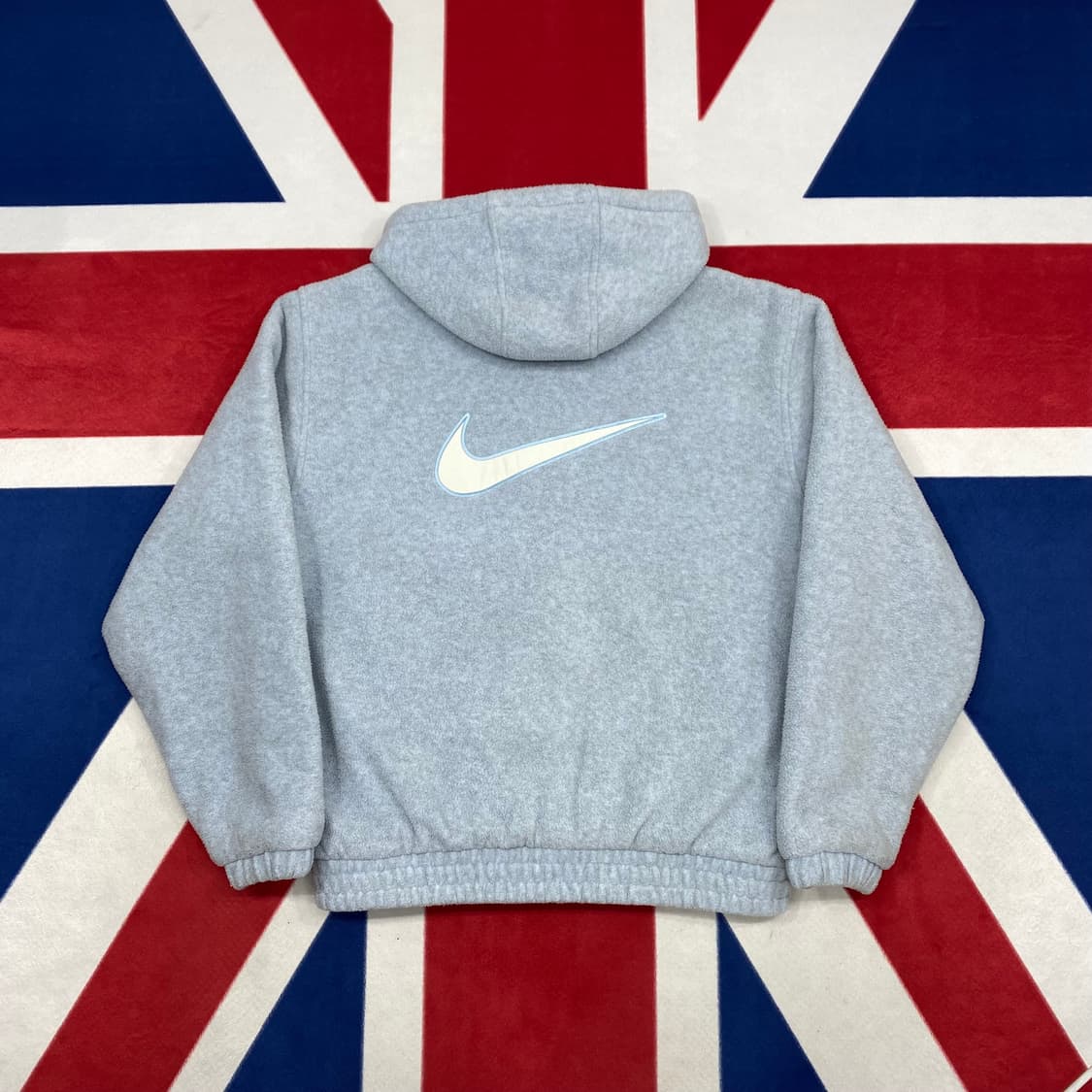 00s 나이키 스카이블루 후리스점퍼 XL 상품이미지4