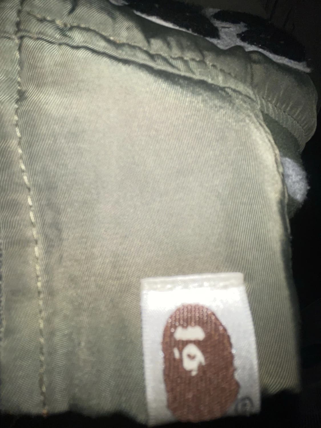 베이프 멀티 모티프 바시티 자켓 상품이미지4