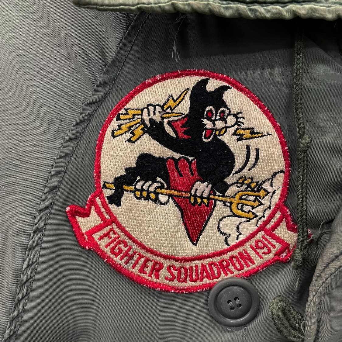 U.S AirForce 전투비행대대 VF-191 퍼 후드 N3B 야상자켓 상품이미지7