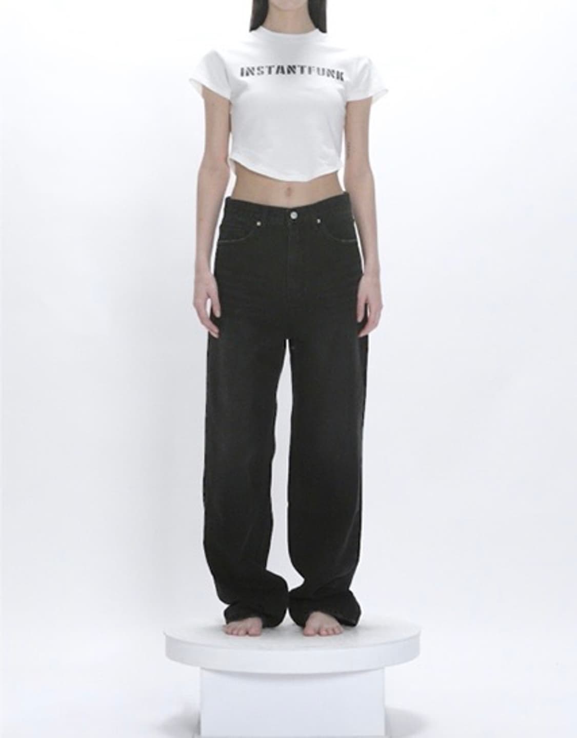 인스턴트펑크 wide 03 스트레이트 와이트 팬츠 바지 상품이미지1