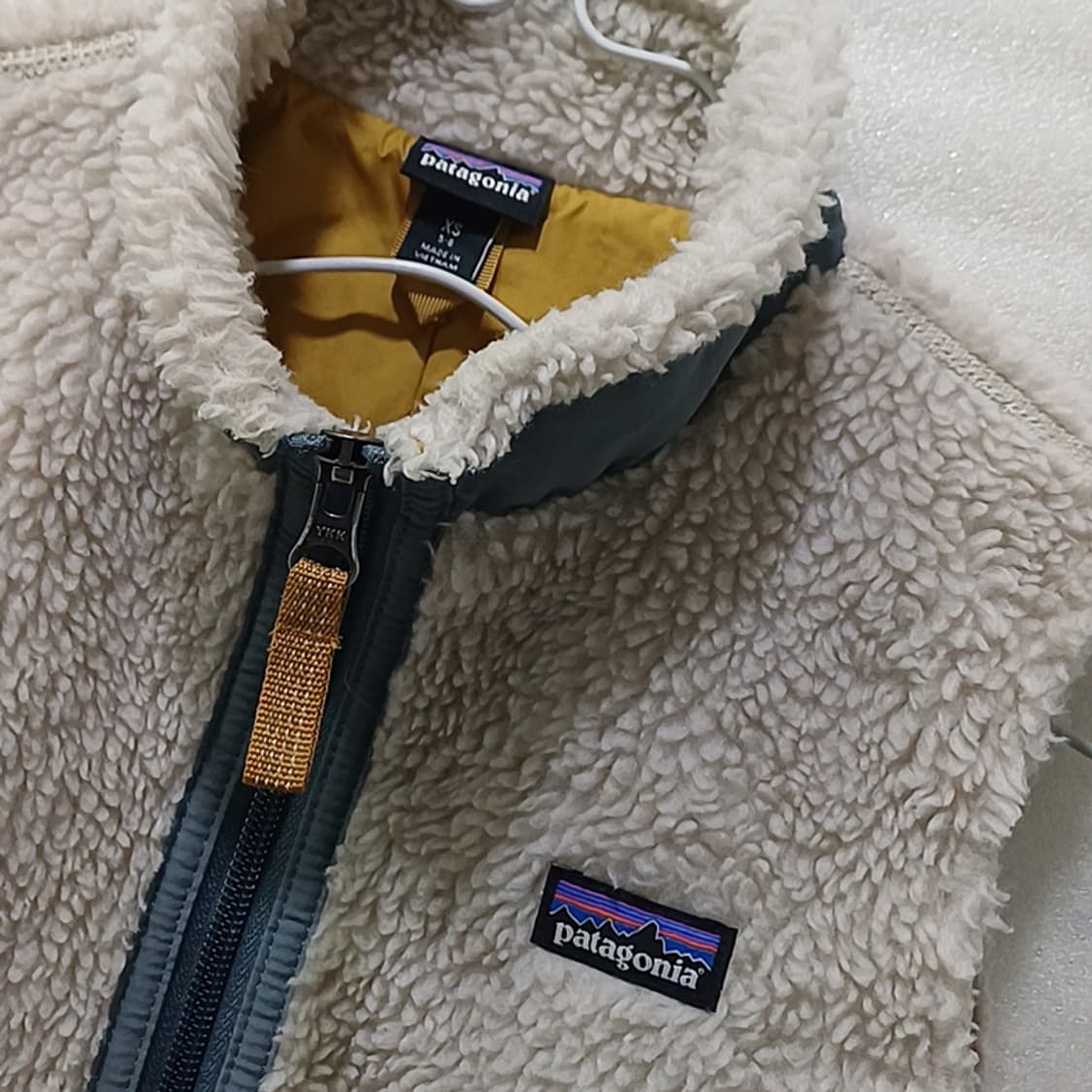 파타고니아 레트로 키즈 방풍 플리스 양털 조끼 아동 XS 5 6 사랑봉봉 상품이미지4